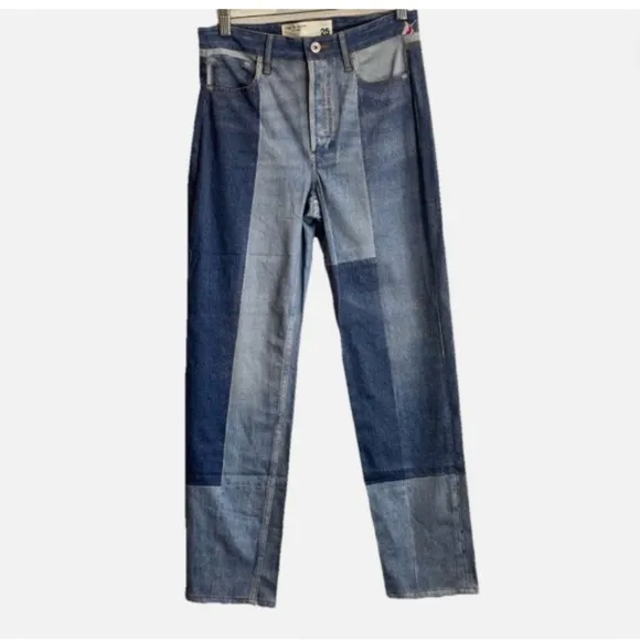 rag &amp; bone Woman Two Tone Crop Jeans Size: 25
