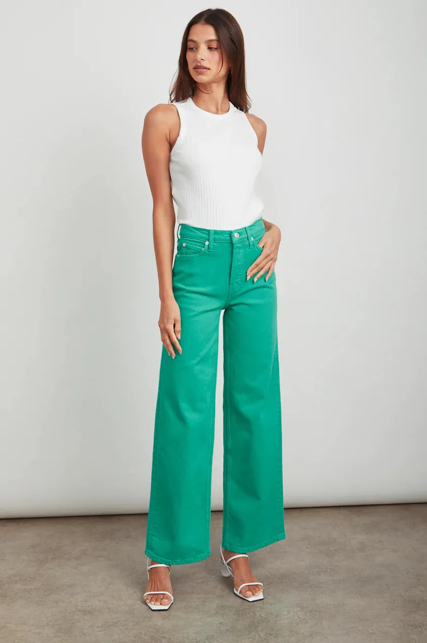 Rails - The Getty Wide Leg Jean - Emerald