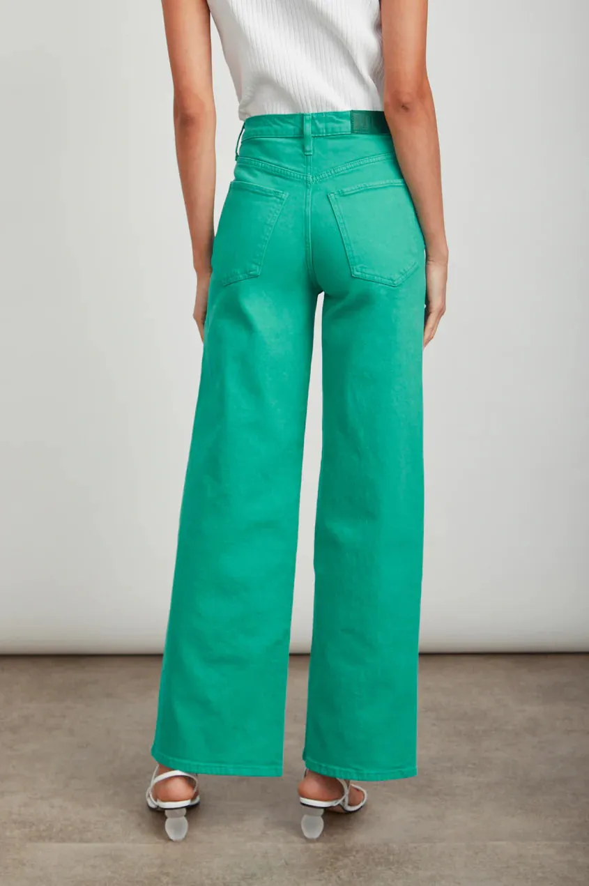 Rails - The Getty Wide Leg Jean - Emerald