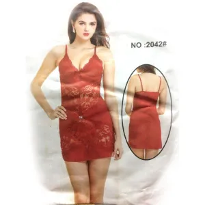 Red Sexy Short Style Nighty – MN – 2042