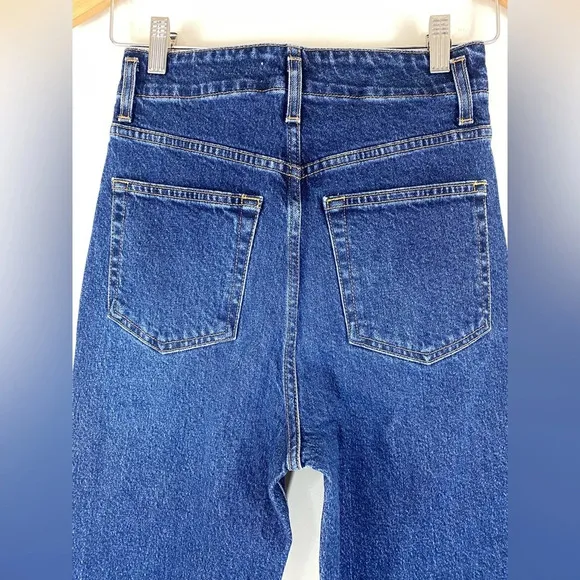 REFORMATION Women's Amie Seamed High Rise Straight Leg Jeans Sz 25