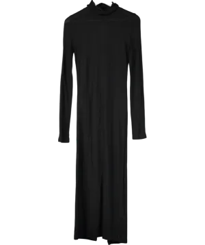 Remain Birger Christensen Black Long Sleeve Maxi Dress UK 10