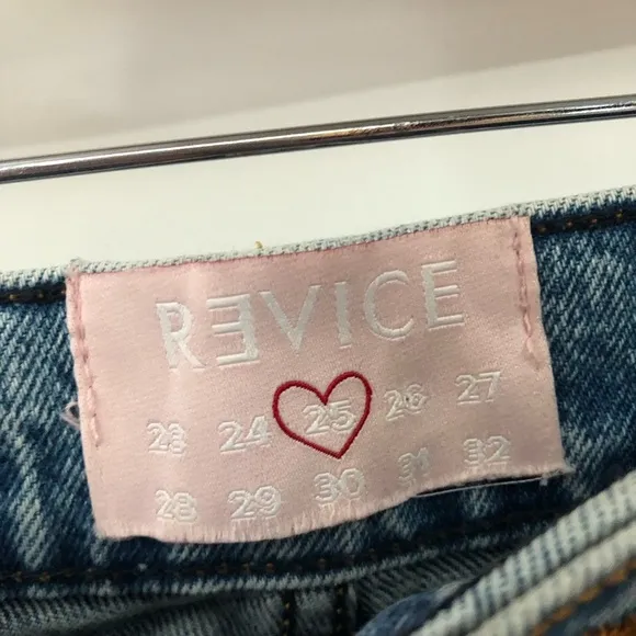 Revice 25 Super 80s Jeans jagger wash ripped distressed straight 0869