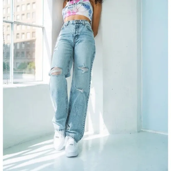 Revice 25 Super 80s Jeans jagger wash ripped distressed straight 0869