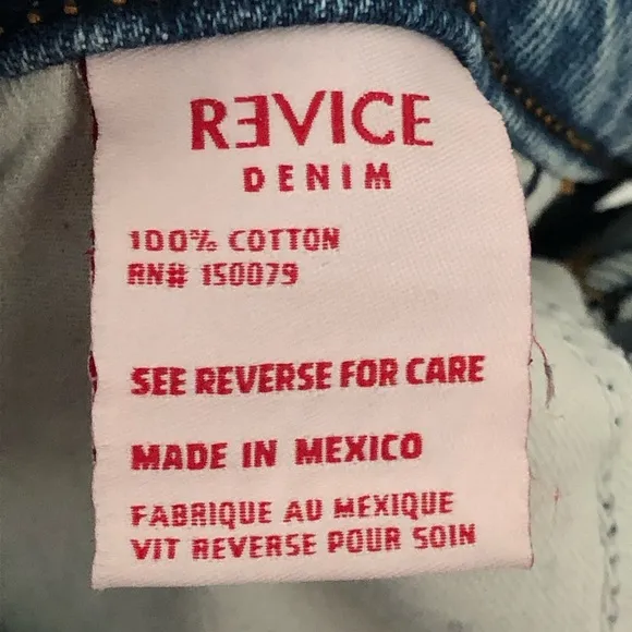 Revice 25 Super 80s Jeans jagger wash ripped distressed straight 0869