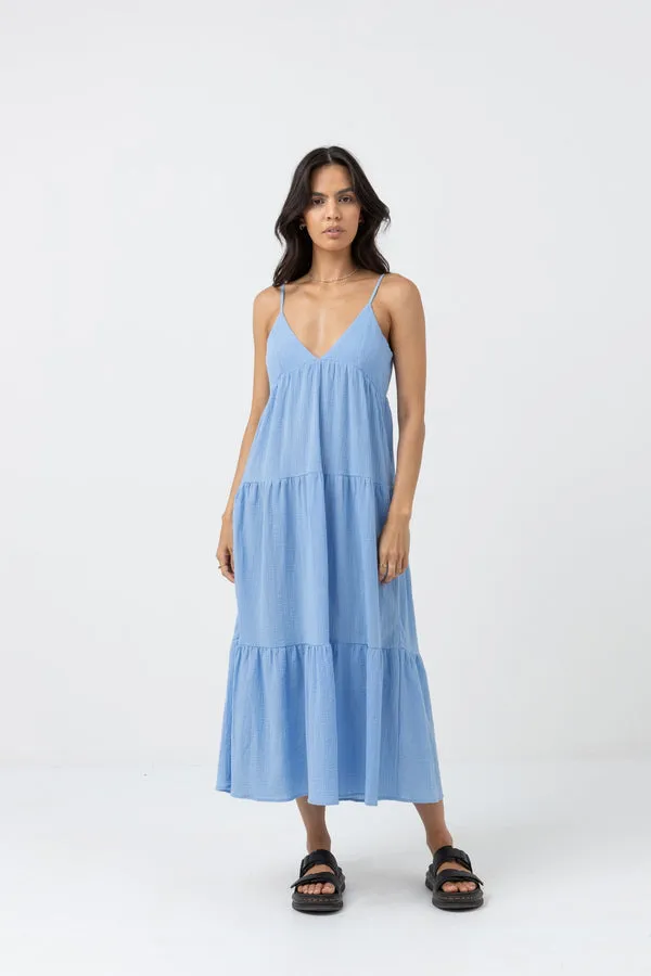 Rhythm Cleo Tiered Midi Dresses