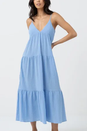 Rhythm Cleo Tiered Midi Dresses