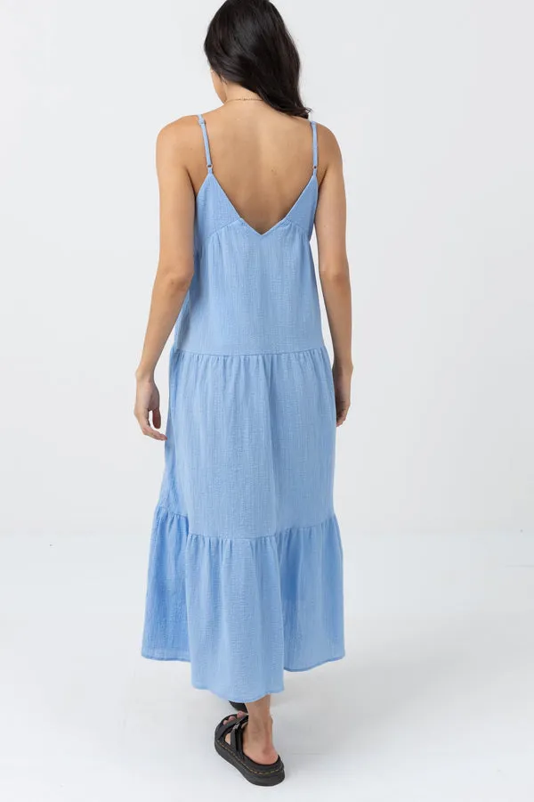 Rhythm Cleo Tiered Midi Dresses