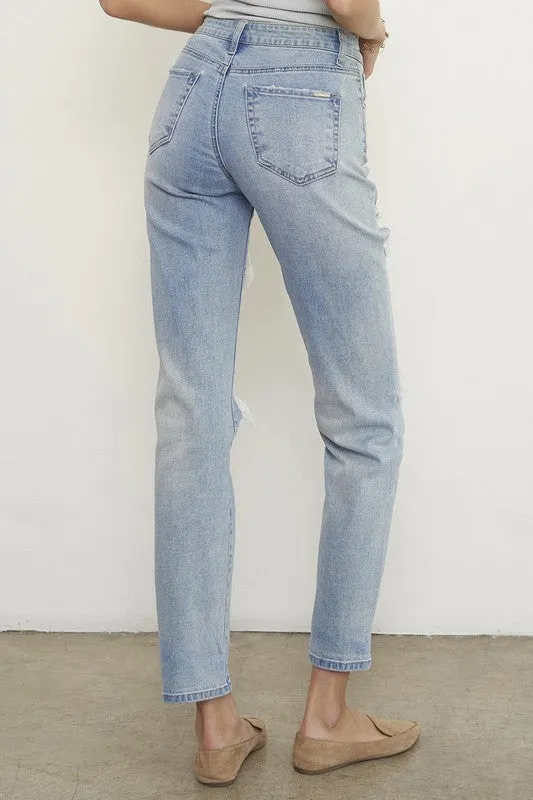 Ripped Boyfriend Jeans