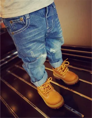 Ripped European Jeans
