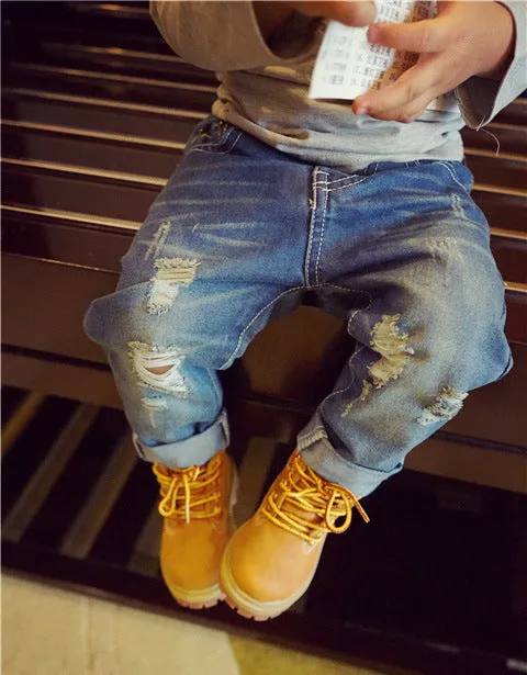 Ripped European Jeans