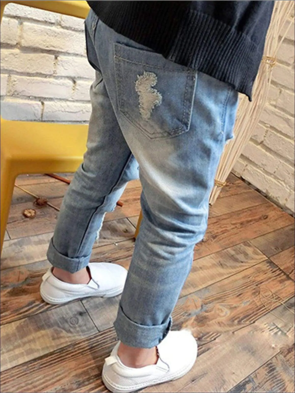 Ripped Just Right Denim Jeans