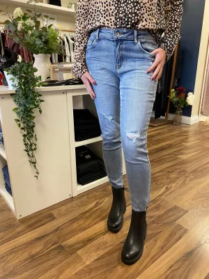 Ripped Knee Jeans