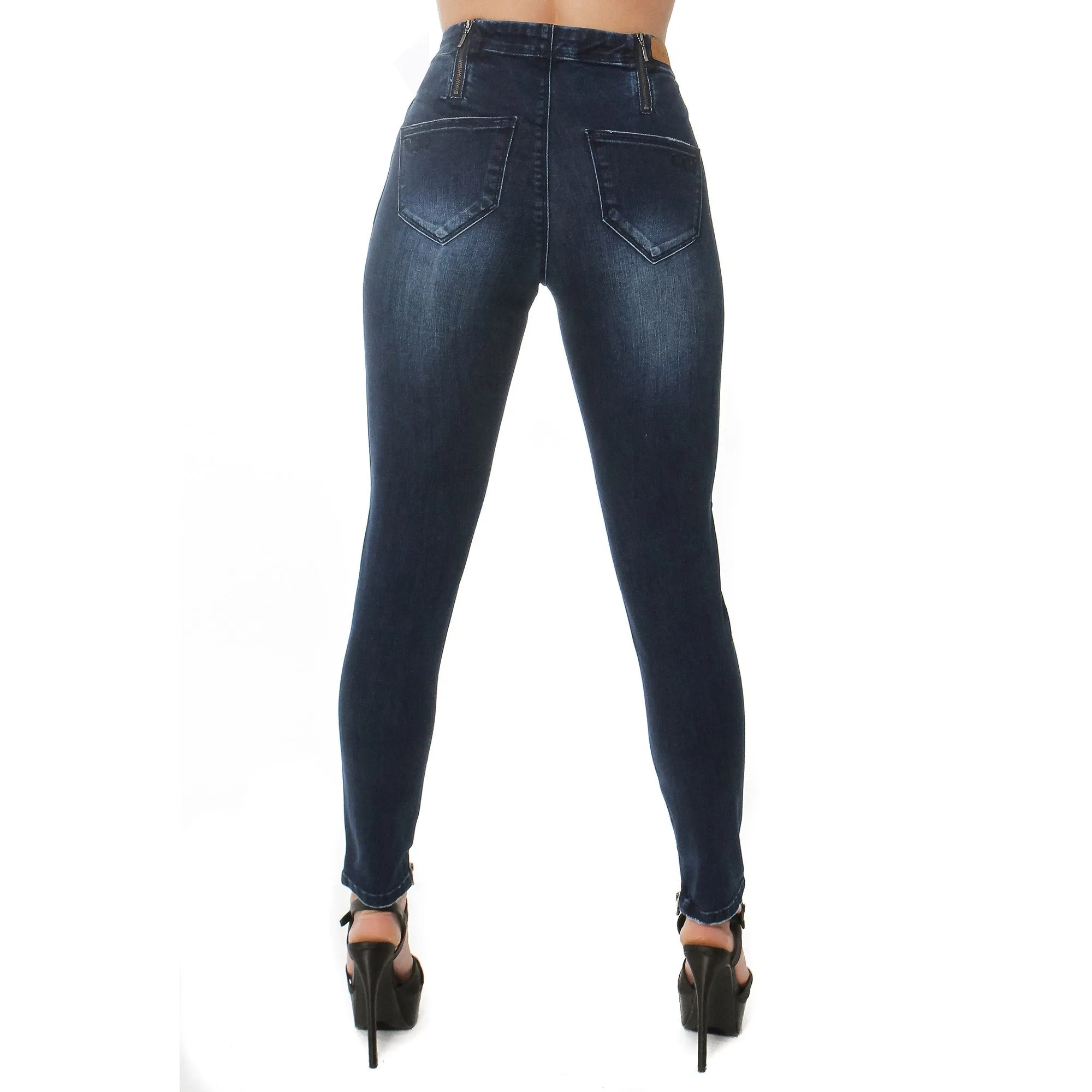 Ripped Leg Jeans Denim Fashion Style