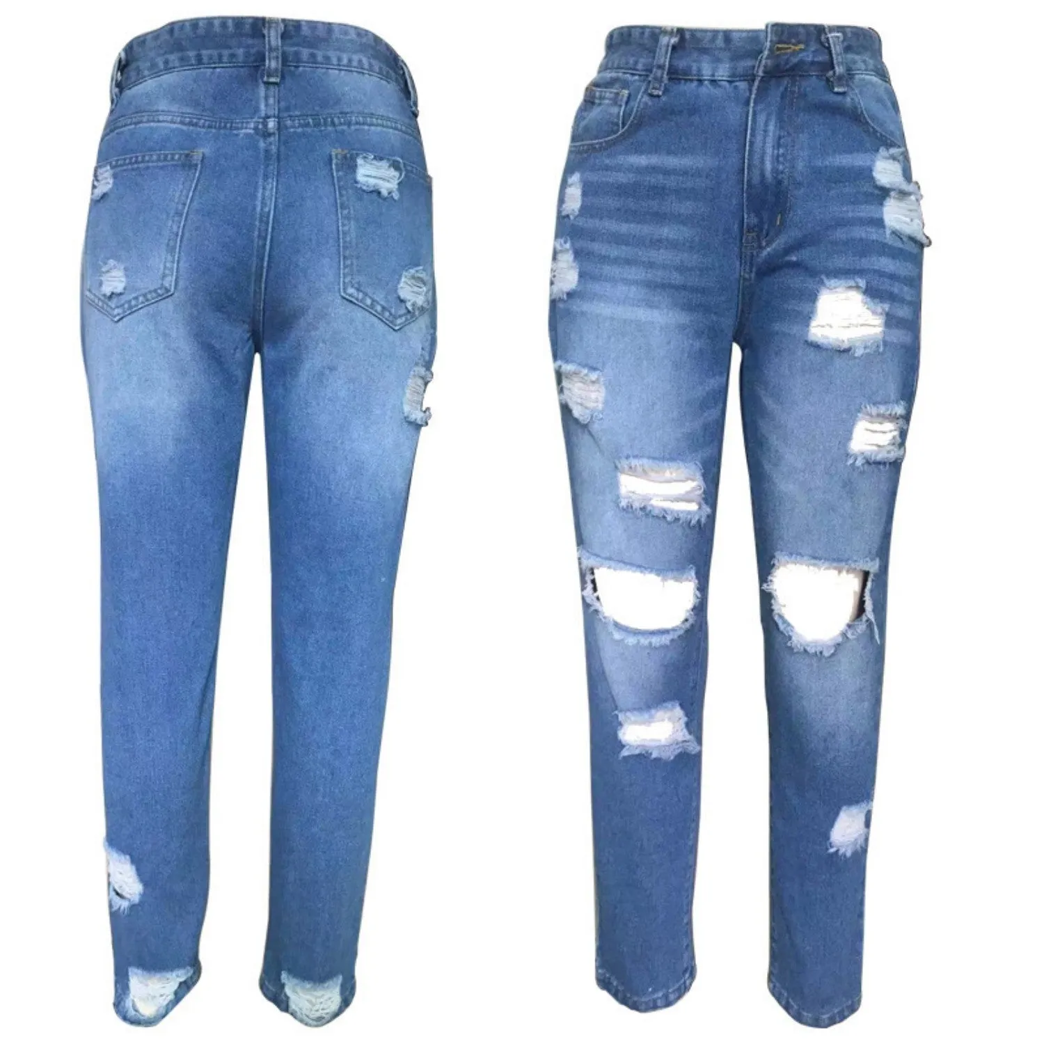 Ripped Slim Jeans: The Bold Look for Modern Women