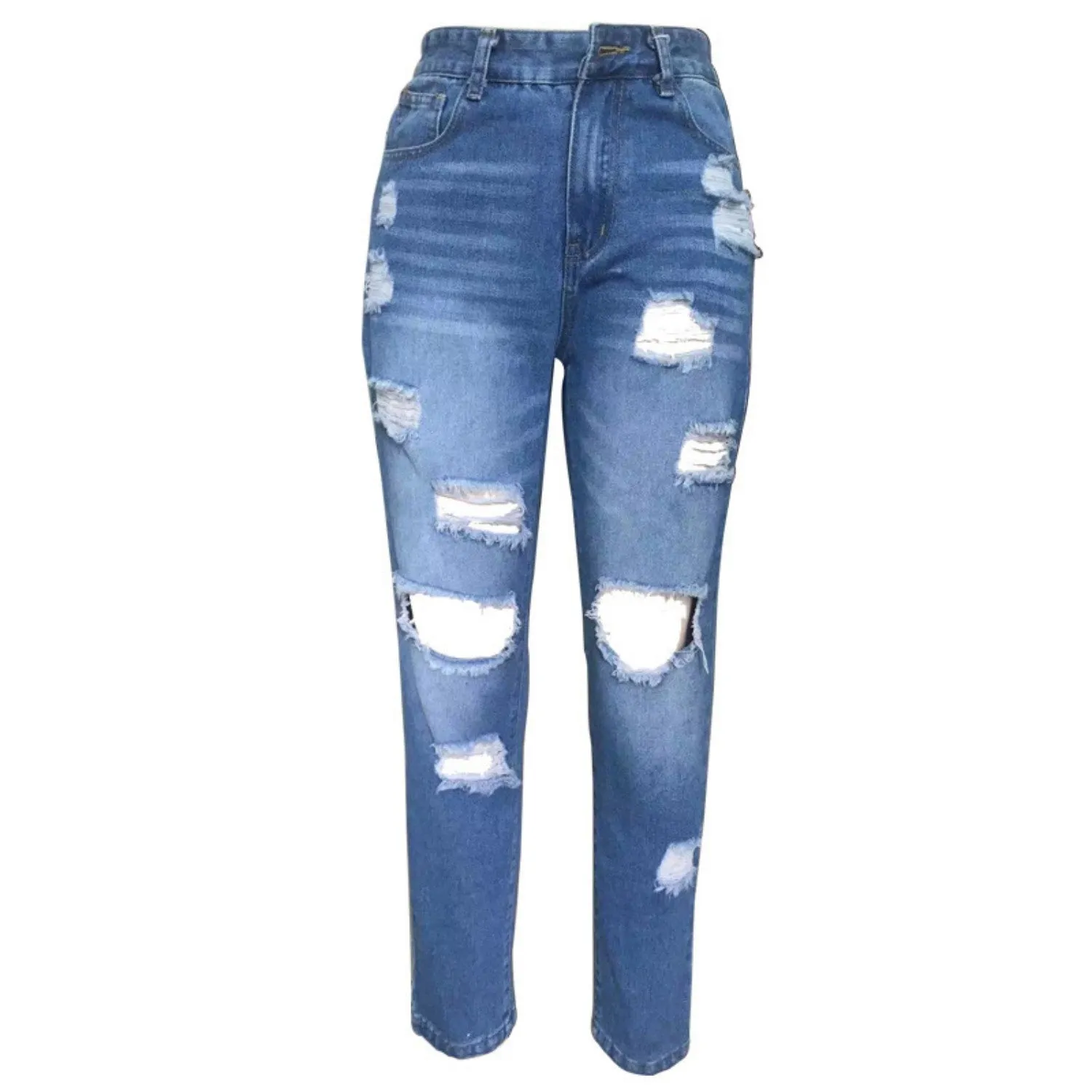 Ripped Slim Jeans: The Bold Look for Modern Women