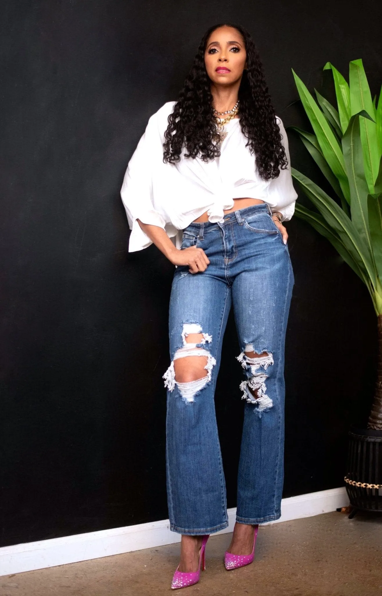 Roll Up Or Down Jeans