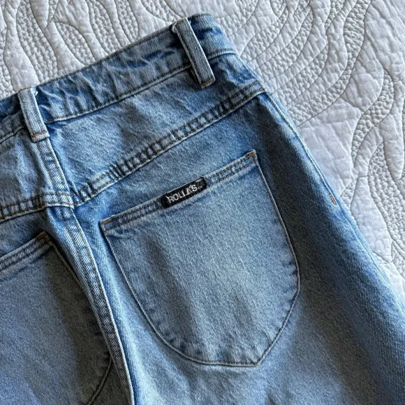 ROLLA'S - Dusters High Rise Straight Jeans - Medium Wash
