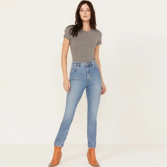 ROLLA'S - Dusters High Rise Straight Jeans - Medium Wash