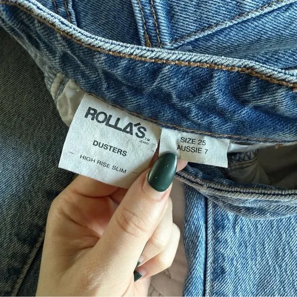 ROLLA'S - Dusters High Rise Straight Jeans - Medium Wash