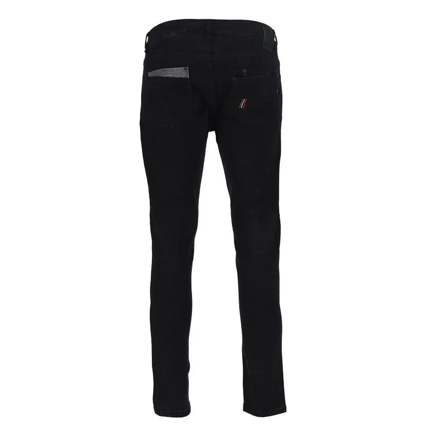 Rossimoda Men's Skinny Fit Jeans Black