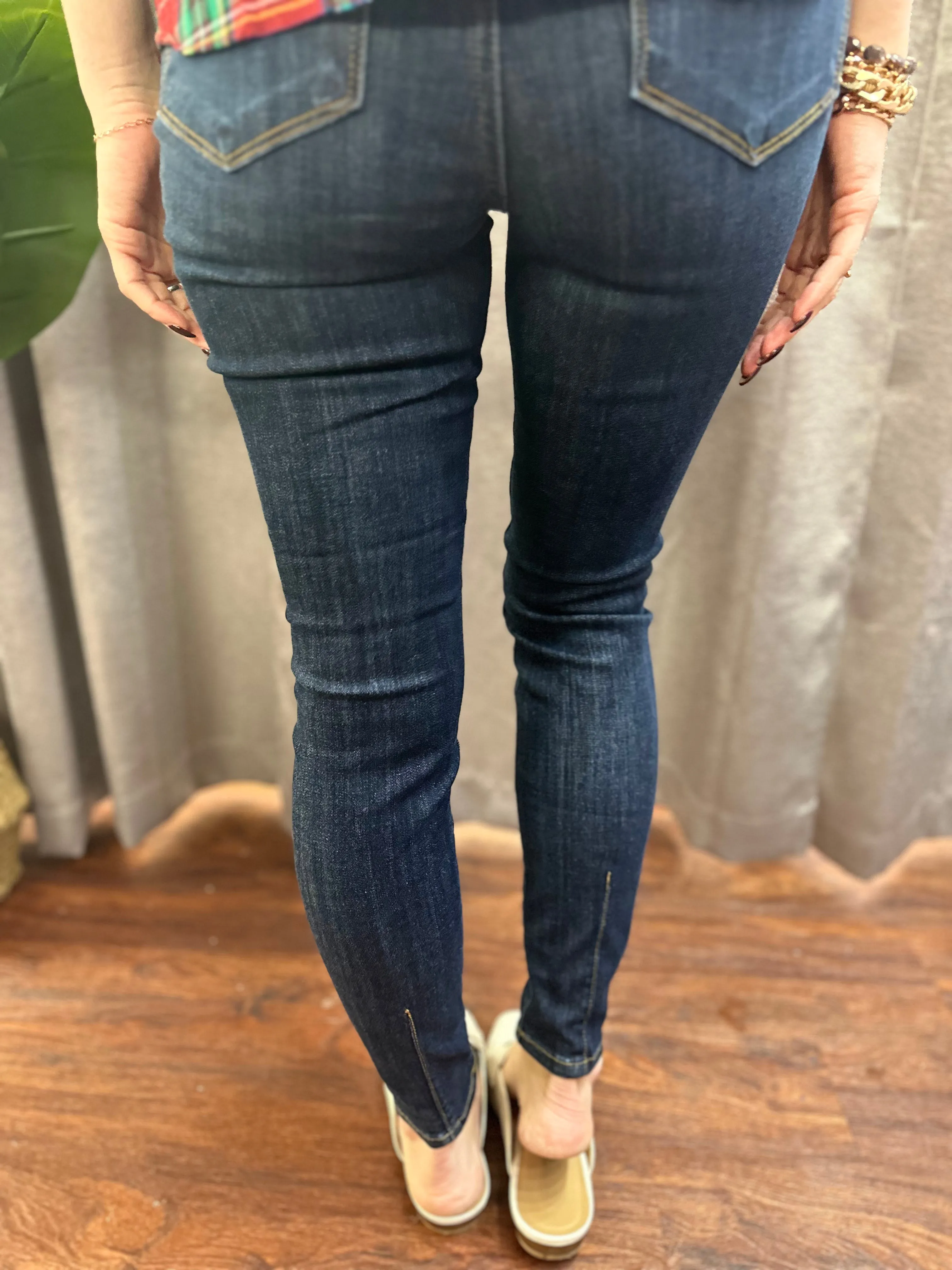 Sagittarius Skinny Jeans: Dark Wash