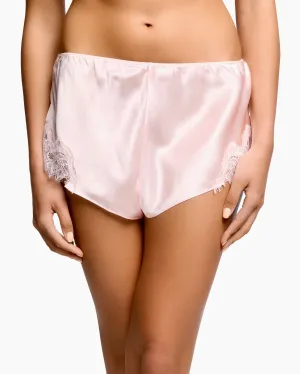 Sainted Sisters - Scarlett Silk French Knicker - Pink Ice