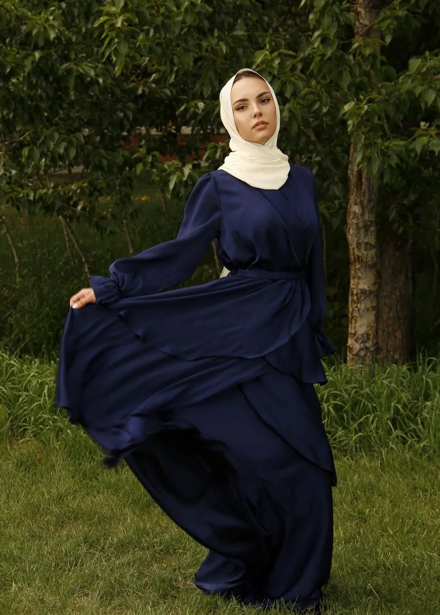 Samiya Royal Satin Dress