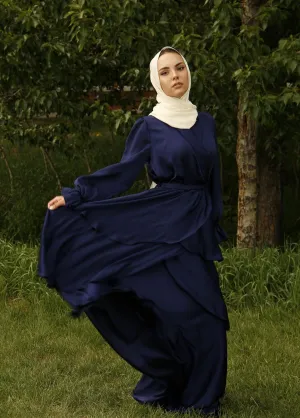 Samiya Royal Satin Dress