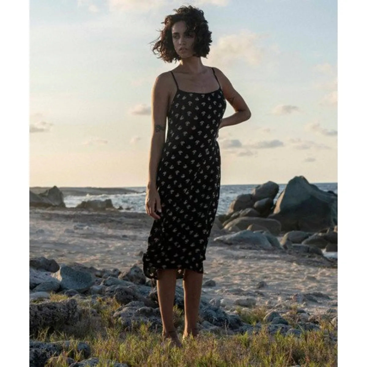 Sandy Beach Midi Dress