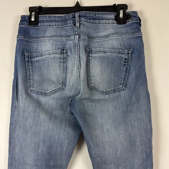 Scotch &amp; Soda jeans La bohémienne mid rise skinny light wash blue stretch denim