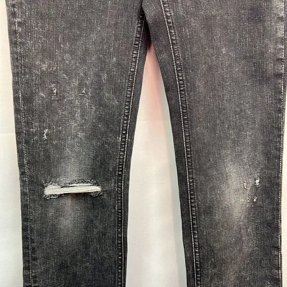 Scotch &amp; Soda Supreme Slim Straight Leg faded black jeans size 26/32 NWT