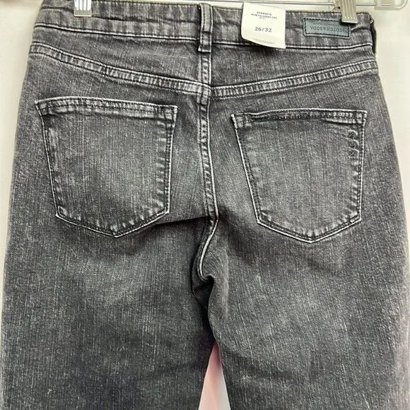 Scotch &amp; Soda Supreme Slim Straight Leg faded black jeans size 26/32 NWT