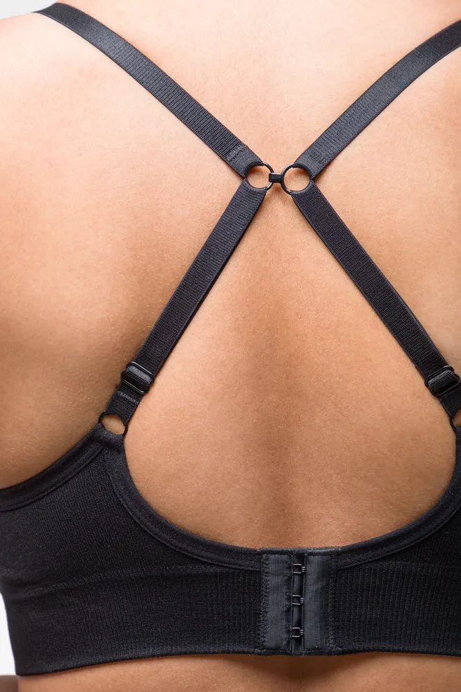 Seam-Free Bralette Black