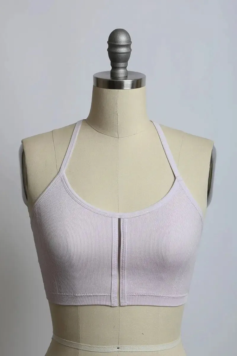 SEAMLESS LONGLINE PULLOVER BOHO BRALETTE