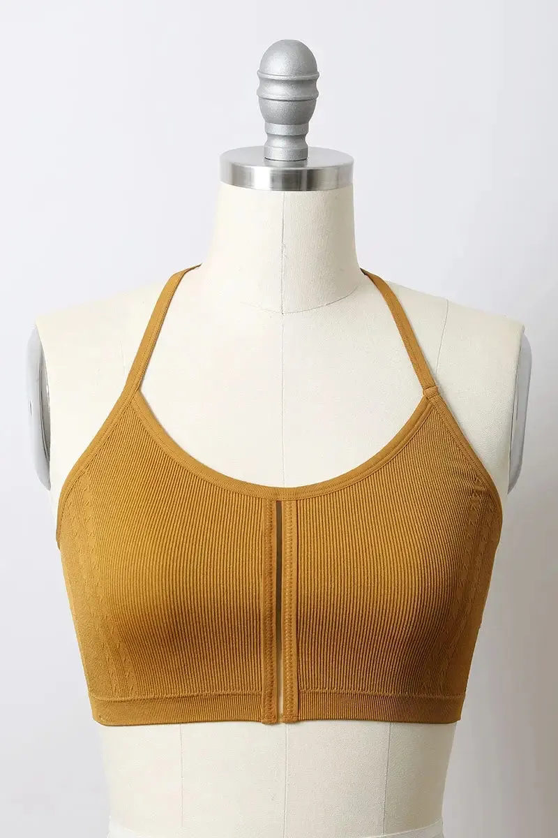 SEAMLESS LONGLINE PULLOVER BOHO BRALETTE