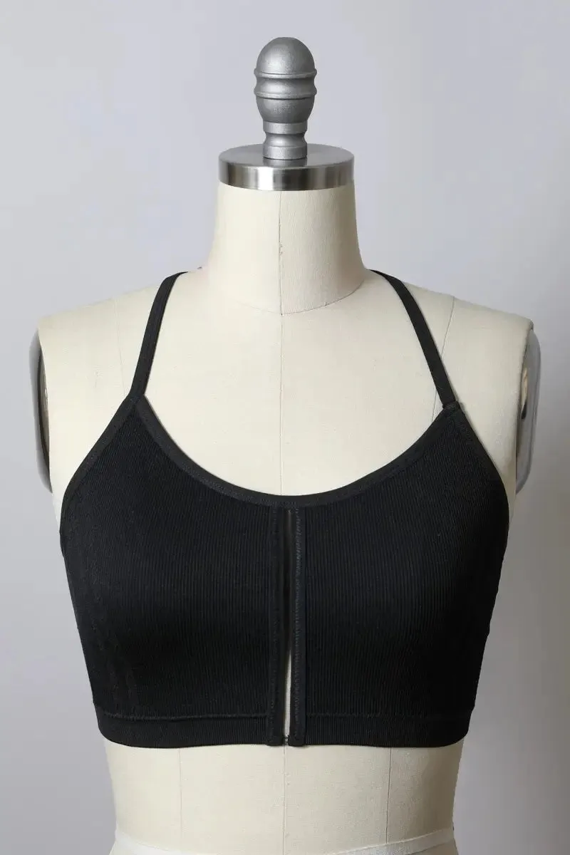 SEAMLESS LONGLINE PULLOVER BOHO BRALETTE