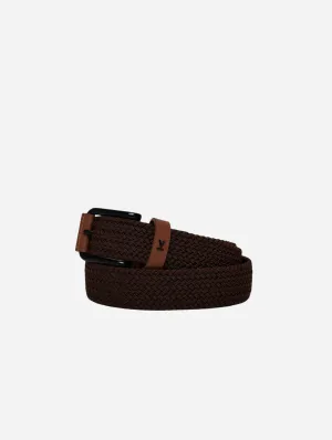 Seb Unisex Vegan Bio-Based Bamboo Braided Belt | Brown