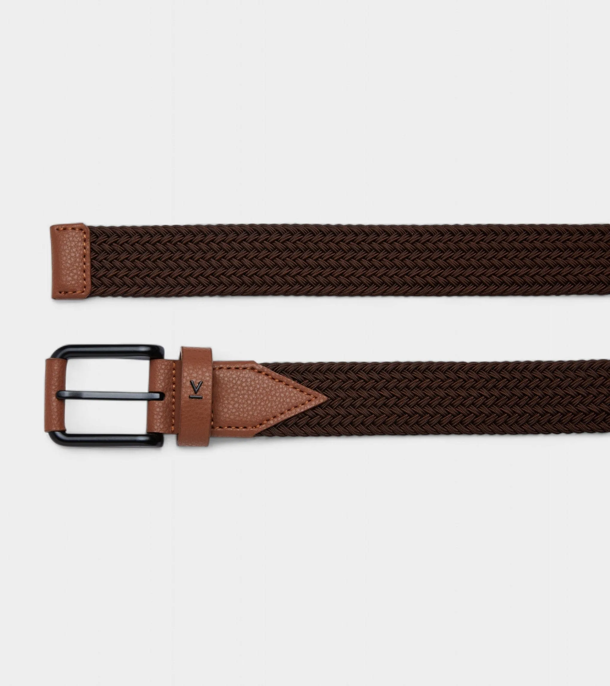 Seb Unisex Vegan Bio-Based Bamboo Braided Belt | Brown