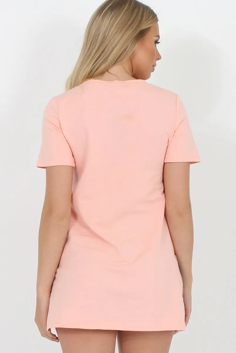 SelfMade Pink 3-D Slogan T-Shirt - Chandler
