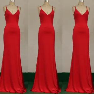 Sexy Sleevess Backless Long Party Dresses