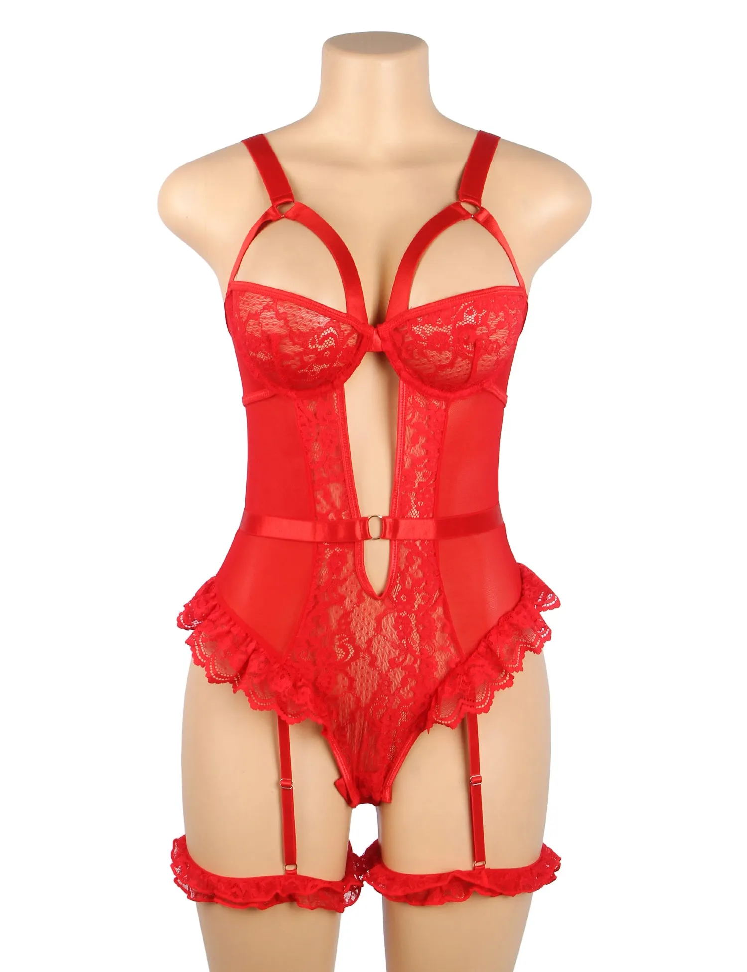 Sexy Slim Lace Garter Leg Ring Teddy Egypt