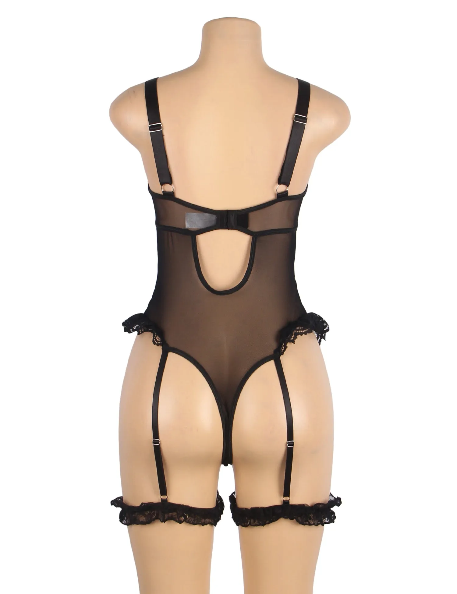 Sexy Slim Lace Garter Leg Ring Teddy Egypt