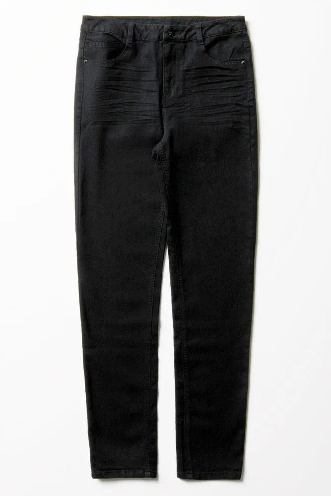 Skinny Denim Jeans Black