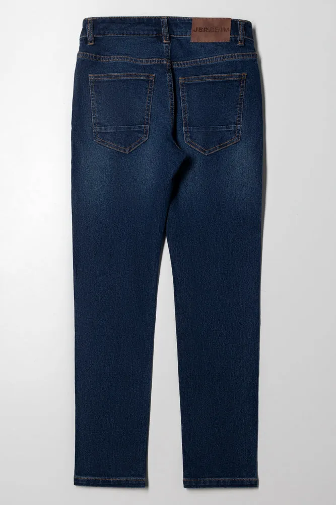 Skinny Denim Jeans Dark Blue