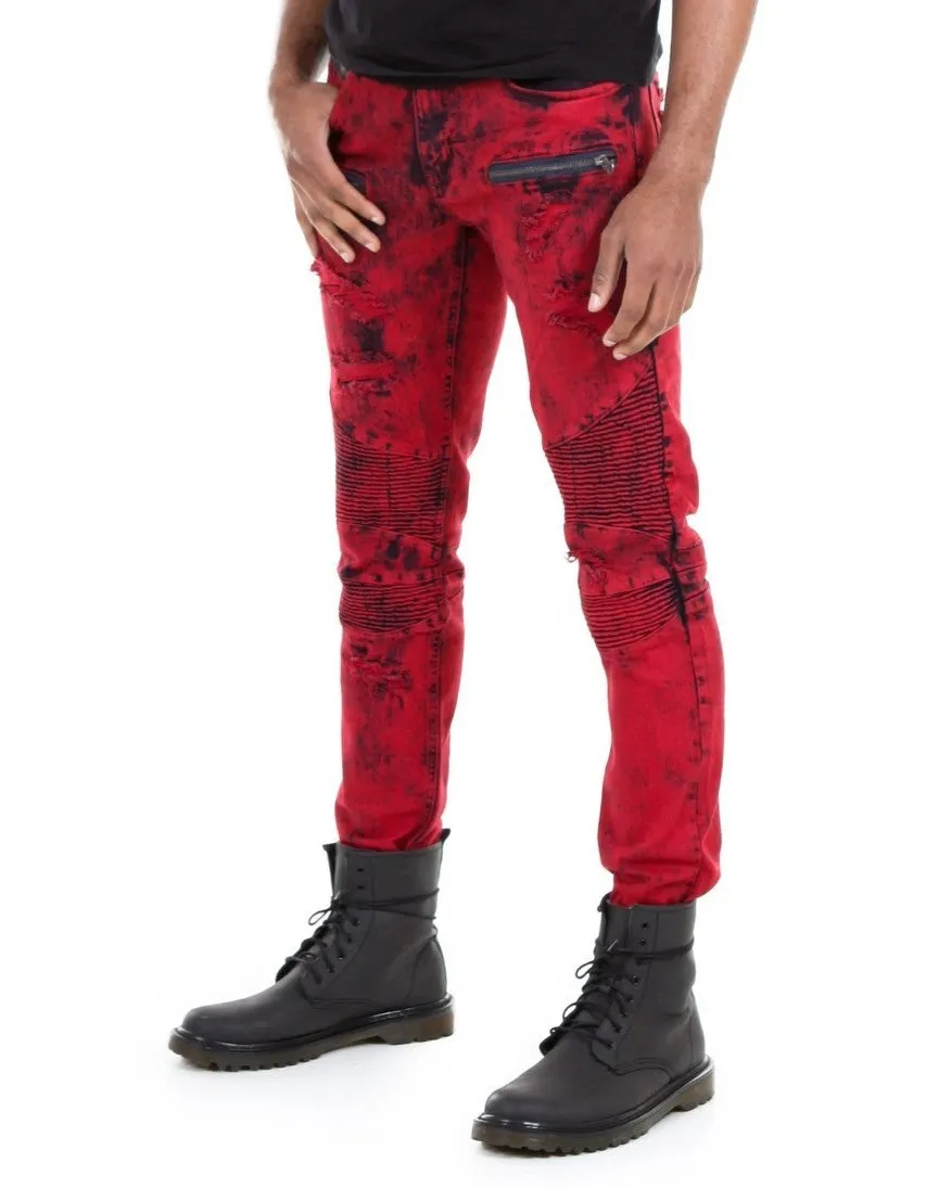 Skinny Mars Moto Jeans