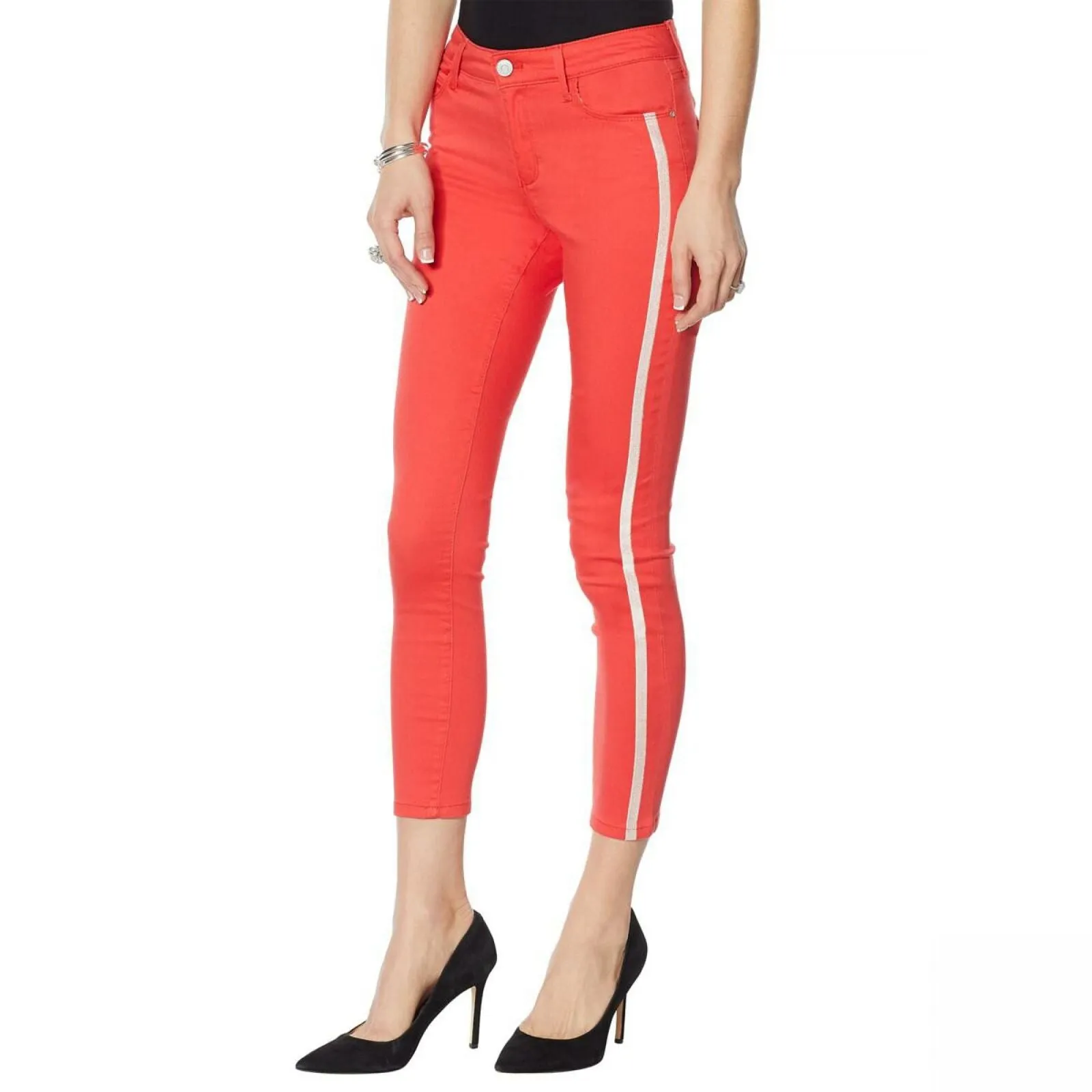 Skinnygirl Women's Side Stripe Skinny Jeans