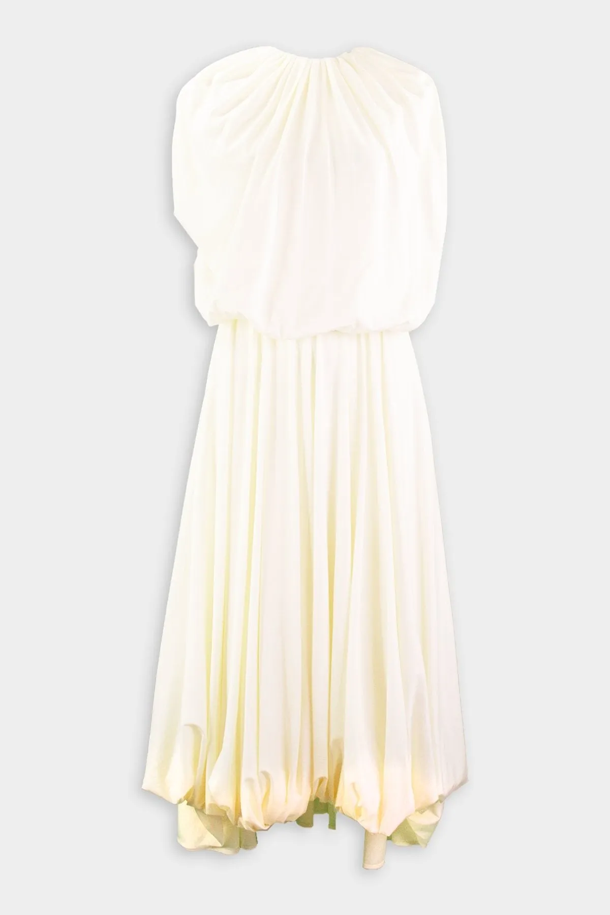 Sleeveless Midi Dress in Cream