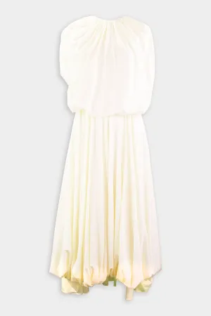Sleeveless Midi Dress in Cream
