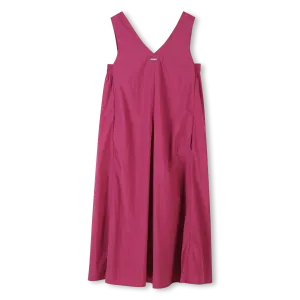 Sleeveless pink midi dress by DKNY